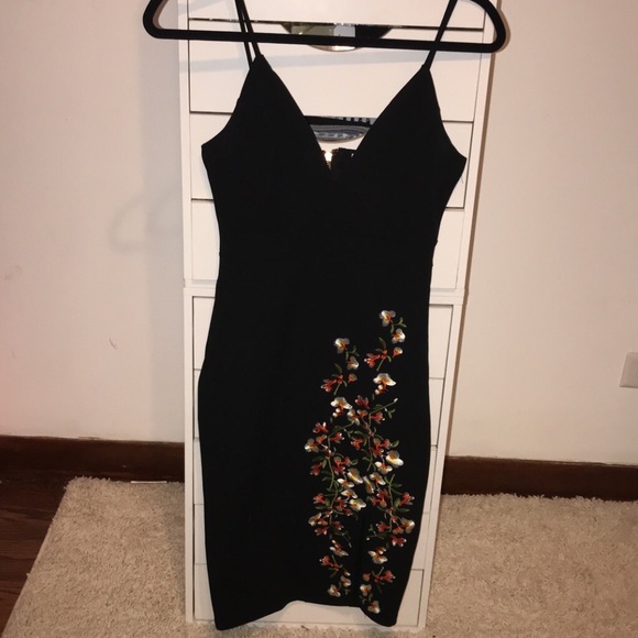 over the knee black dress